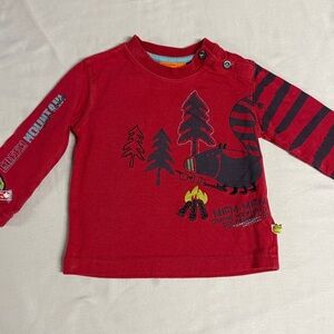 Gagou Tagou - Red Long Sleeve Tee